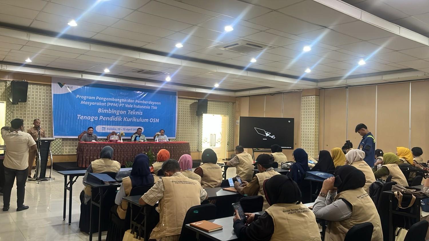 Bimtek Kurikulum OSN PT Vale IGP Pomalaa. Foto: Istimewa.